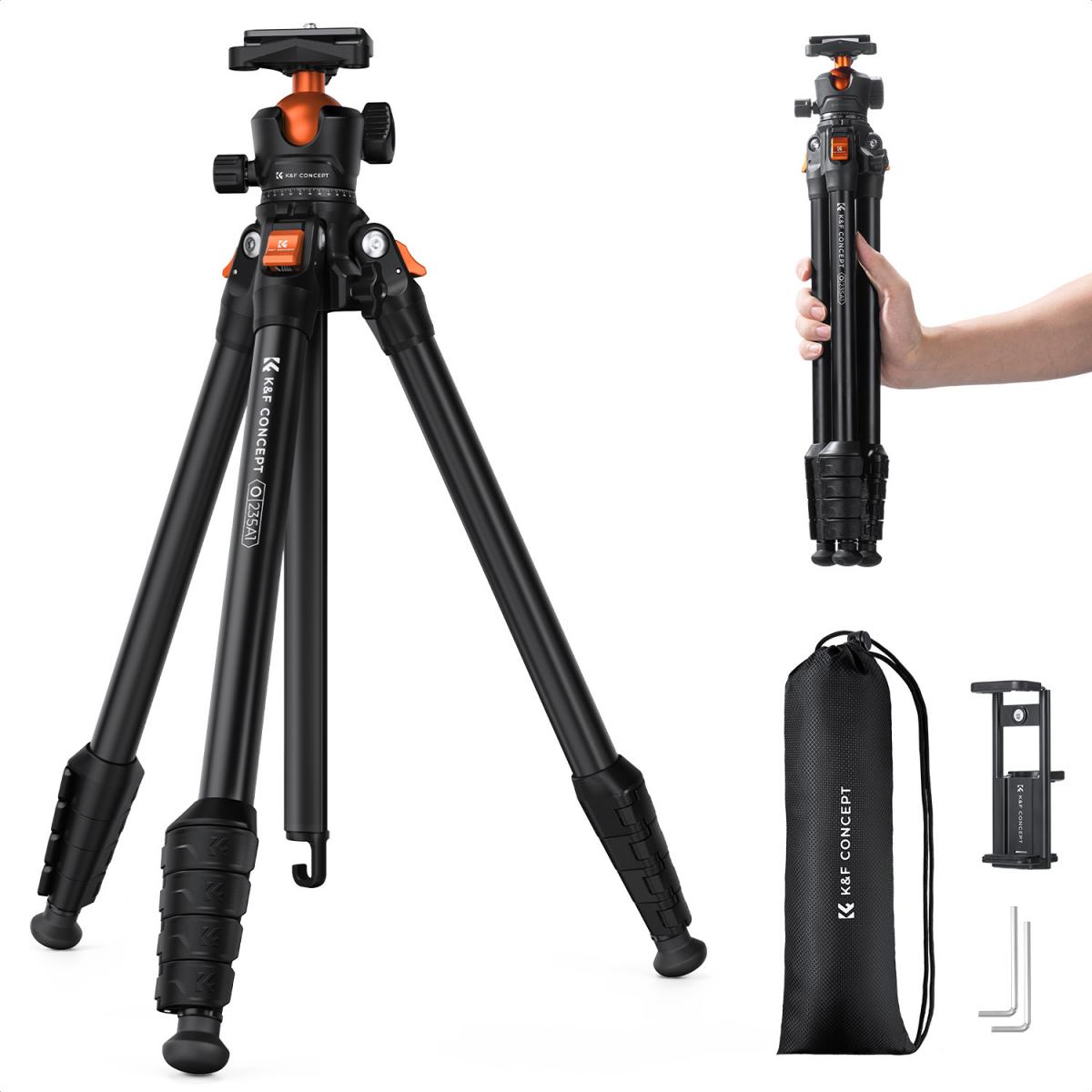 سه پایه عکاسی کی اند اف K&F Concept Camera Tripod Plastic BH-40  (KF09.161)